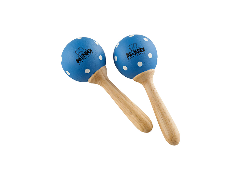 NINO7PD-B Маракасы деревянные, малые, синие, Nino Percussion