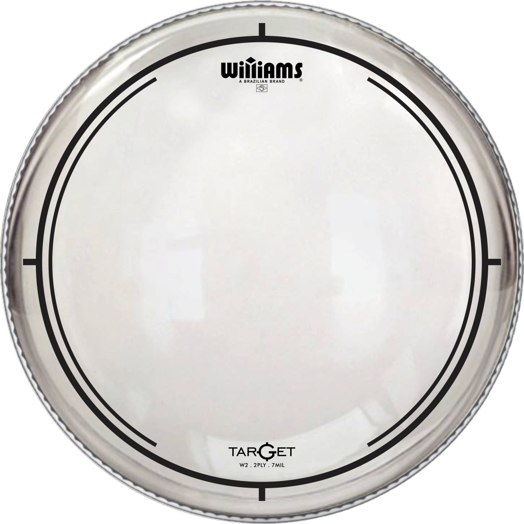 W2-7MIL-18 Target Series Clear Пластик для бас-барабана 18", прозрачный, Williams
