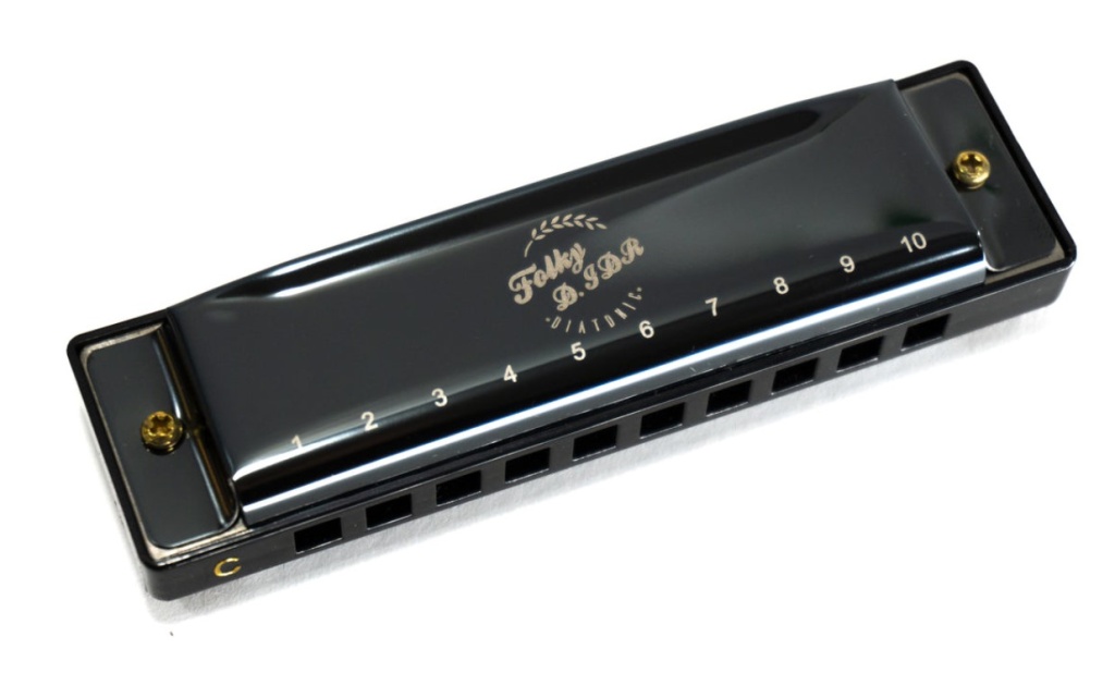 H1005BK Губная гармошка, тональность С, черная, JDR