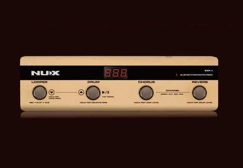 NMP-4 Ножной переключатель для усилителя Stageman, bluetooth, Nux Cherub