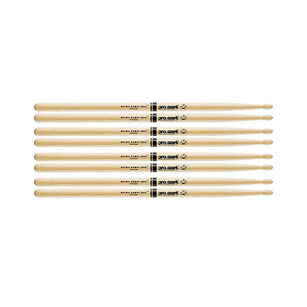 PP-PW5BW-4 Shira Kashi Барабанные палочки, 4 пары, дуб, деревянный наконечник, 5B, ProMark