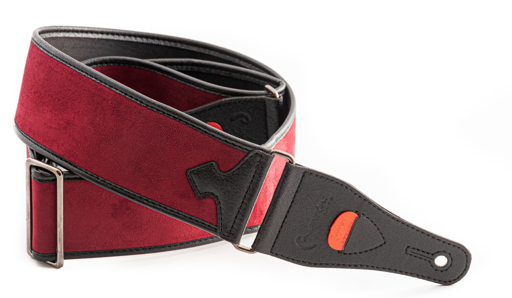 8419612000995 Talisman Divine Red Ремень для гитары, текстиль/синтетика, красный, RightOn Straps