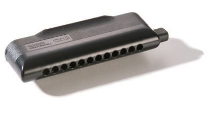 M754500 CX12 BLACK Губная гармошка хроматическая C-major Hohner