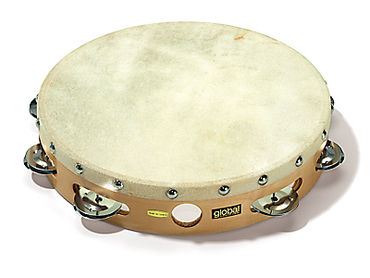 90531200 Global CG T 10N Тамбурин 10", кожа, 9 пар бубенцов, Sonor
