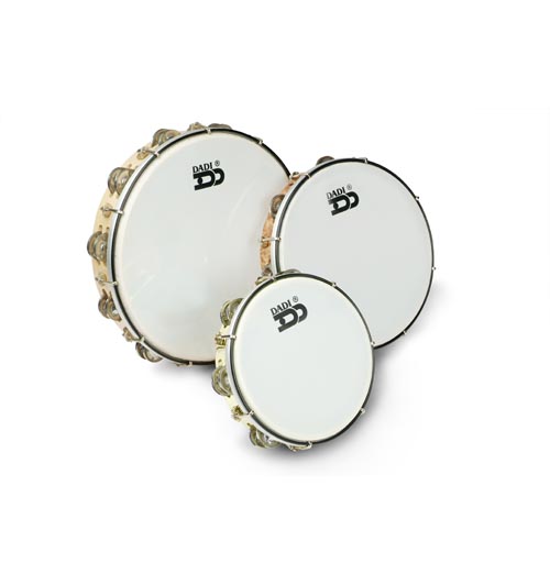 MT6-081W Тамбурин круглый 8" настраиваемый дерево DADI