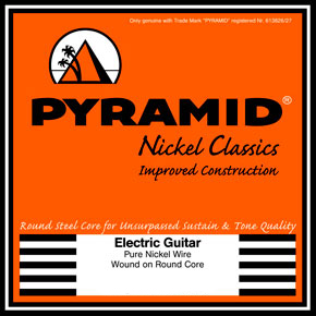 455100 Nickel Classics Комплект струн для электрогитары, никель, 11-48, Pyramid