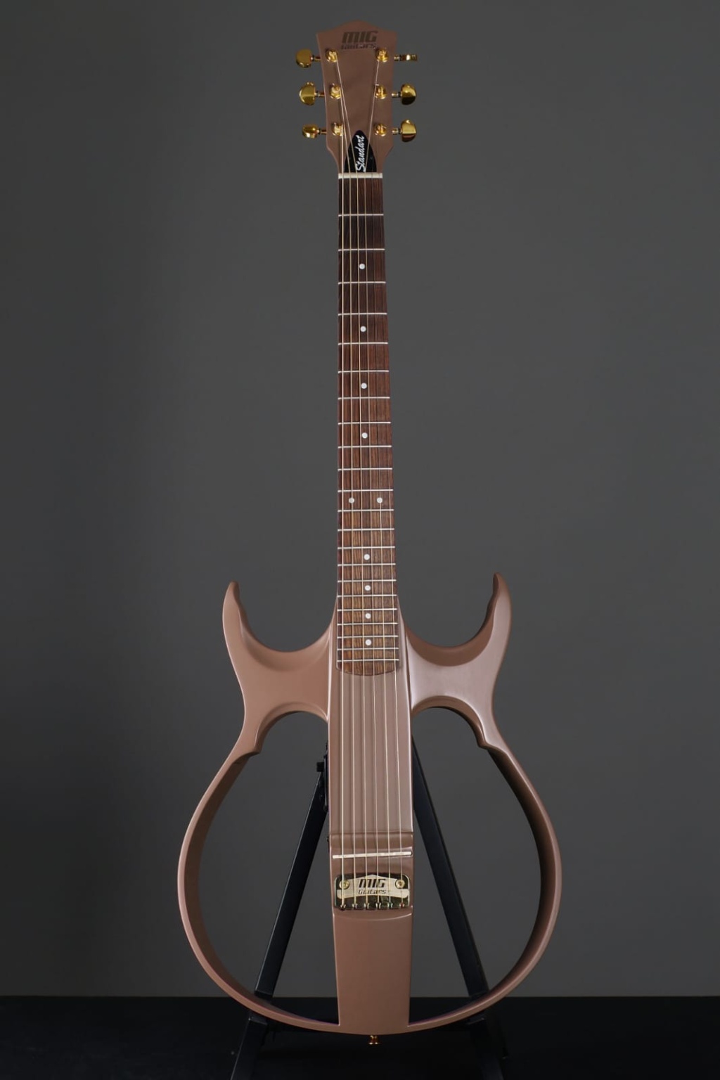 SG1CH23 SG1 Сайлент-гитара, коричневая, MIG Guitars