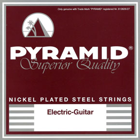 1185-8 Nickel Plated Комплект струн для 8-струнной электрогитары, никелированные, 11-85, Pyramid