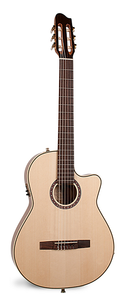 042654 Arena Mahogany CW QIT Классическая гитара, со звукоснимателем, La Patrie