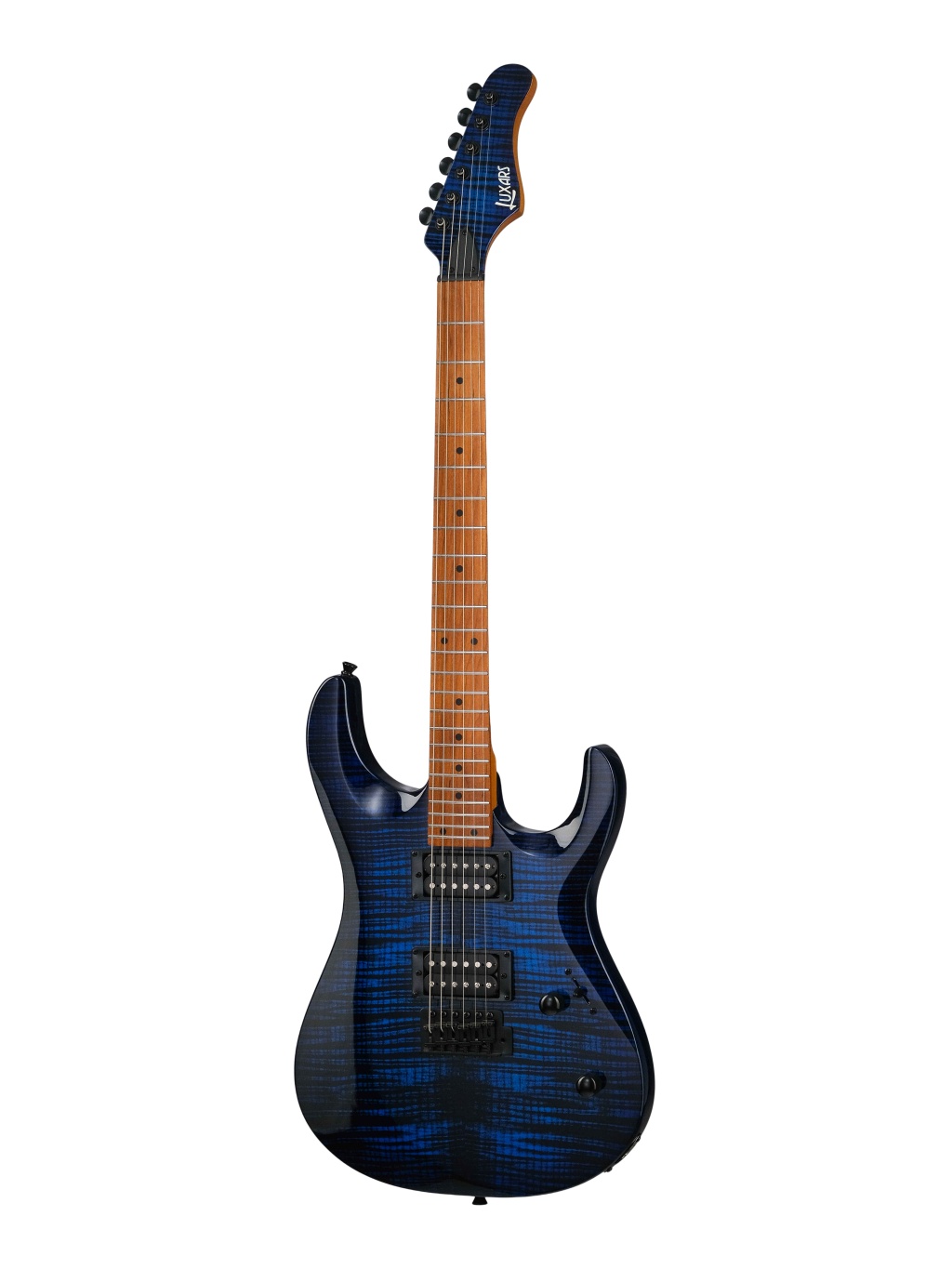 S-G37-TBL Электрогитара, синяя, Luxars
