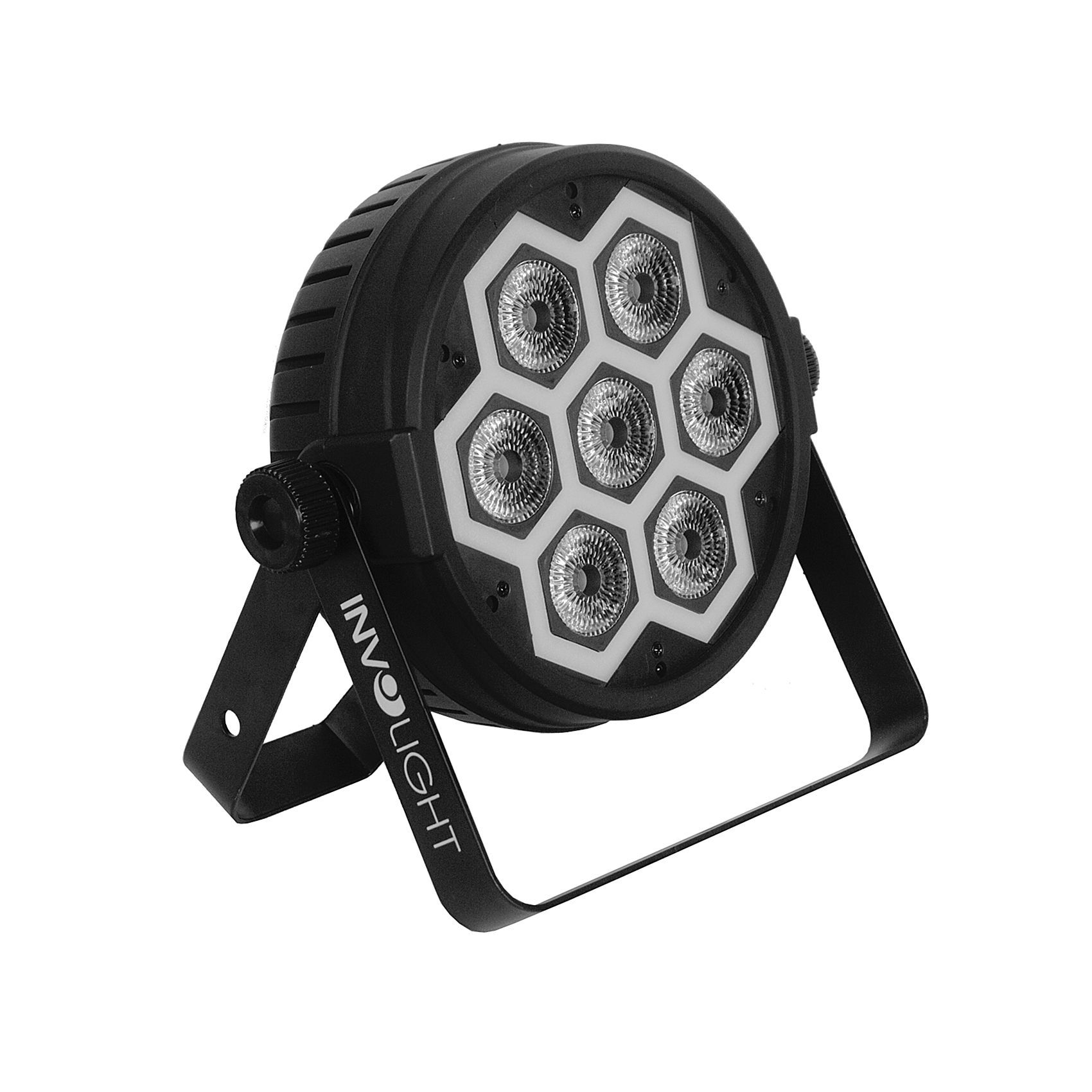 INVOLIGHT LP700 - светодиодный прожектор RGBWA+UV 7шт SMD LED, DMX-512, ИК-ДУ