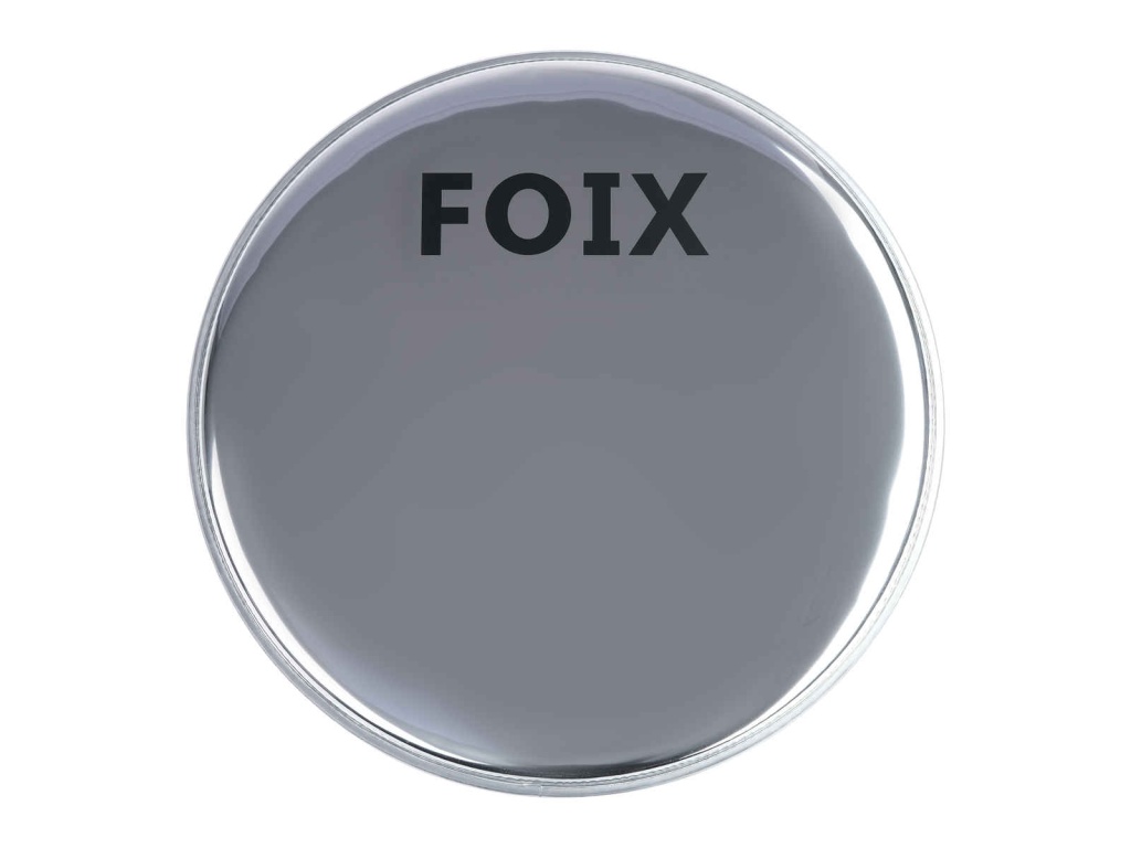 FDH-188SR-16 Пластик для малого и том барабана 16", серебристый, Foix