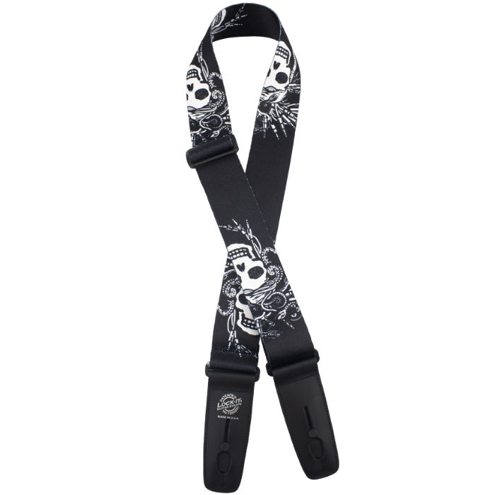 LIS-108-S19 Poly Plush Series Ремень для гитары с блокировкой, Lock-It Straps, D'Andrea