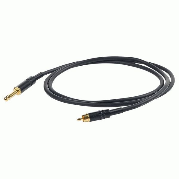 PROEL CHLP220LU15 - сценический кабель, 6.3 джек моно <-> RCA (папа), длина - 1.5 м