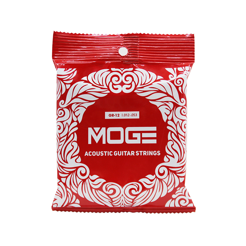 GR12 Комплект струн для акустической гитары, медь, 12-53, Moge