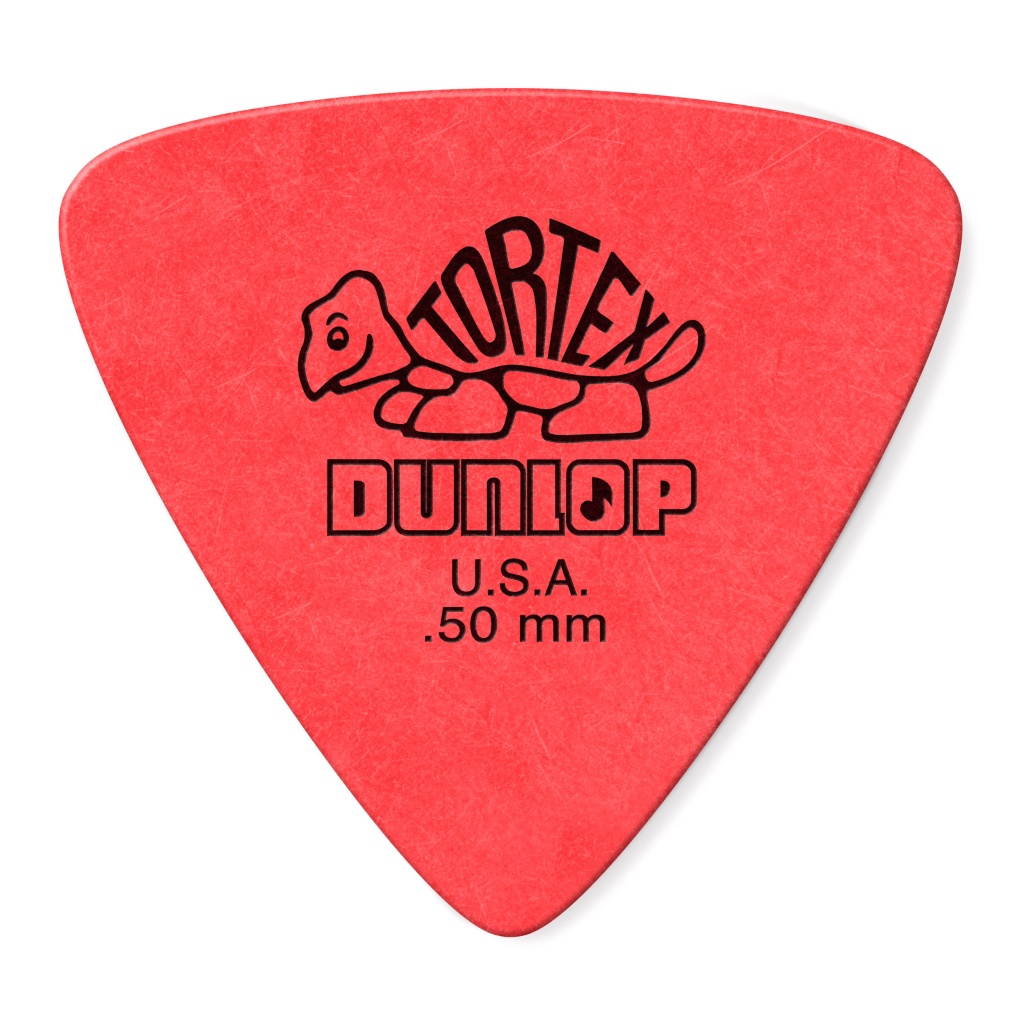 431P.50 Tortex Triangle Медиаторы 6шт, толщина 0,50мм, треугольные, Dunlop
