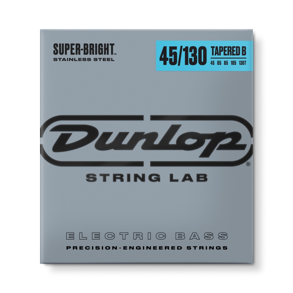 DBSBS45130T Super Bright Tapered Комплект струн для 5-стр бас-гитары, нерж.сталь, 40-120, Dunlop