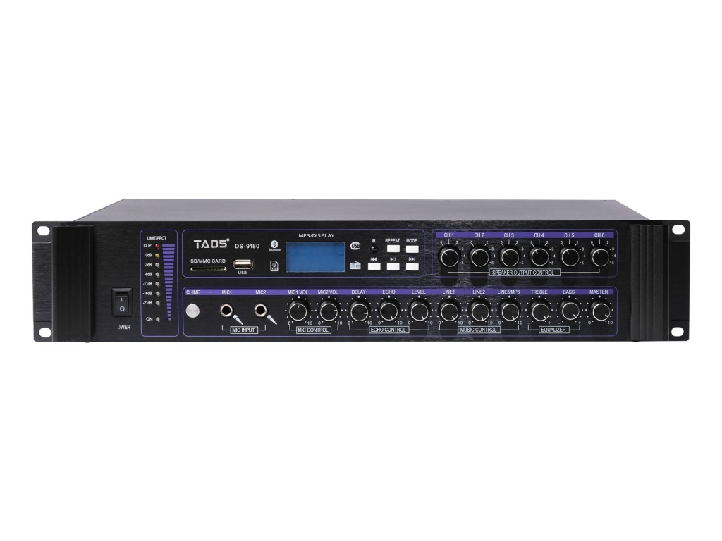 DS-9180 Усилитель мощности трансляционный, 180Вт, TADS