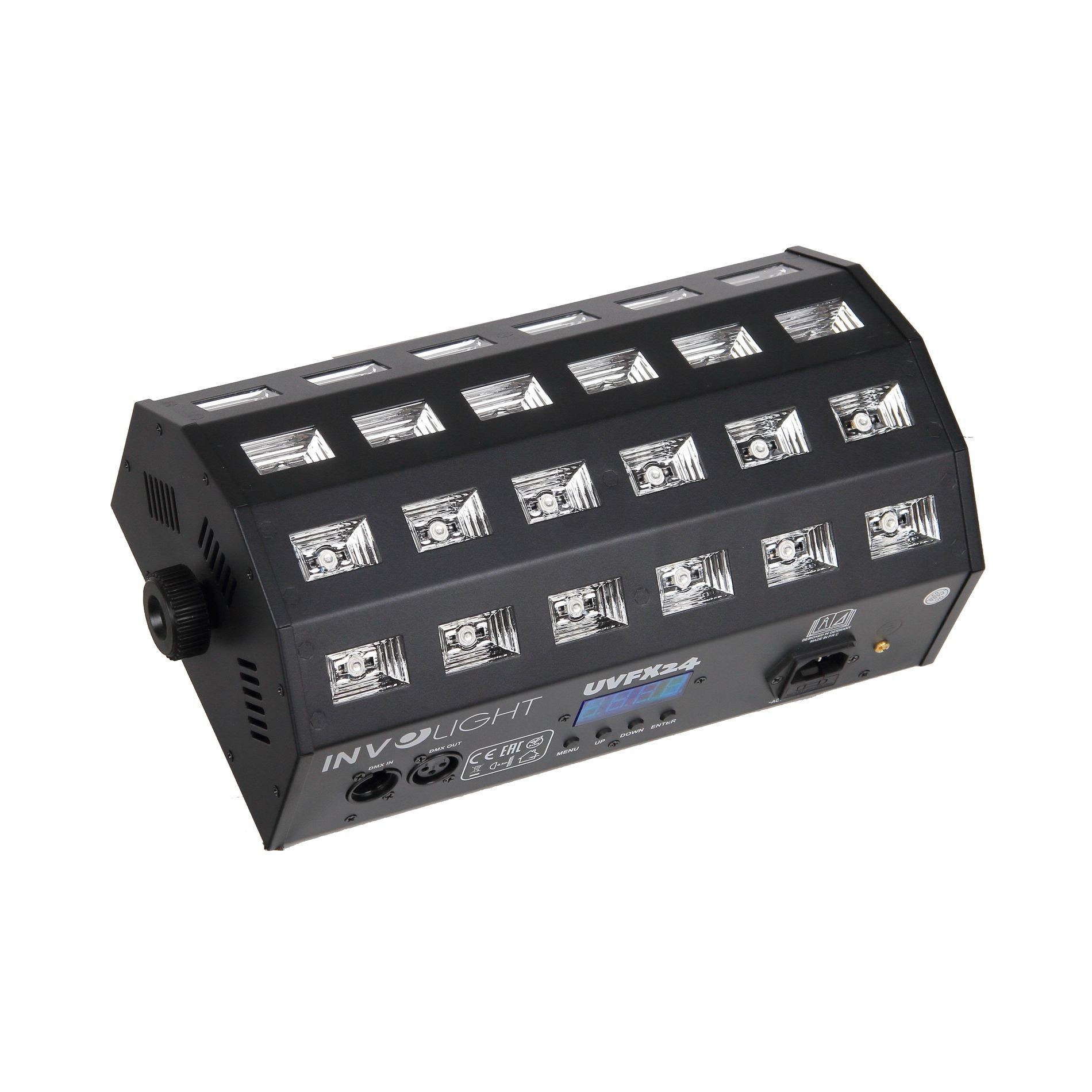 INVOLIGHT UVFX24 - светодиодный ультрафиолет 24х 3Вт, DMX-512