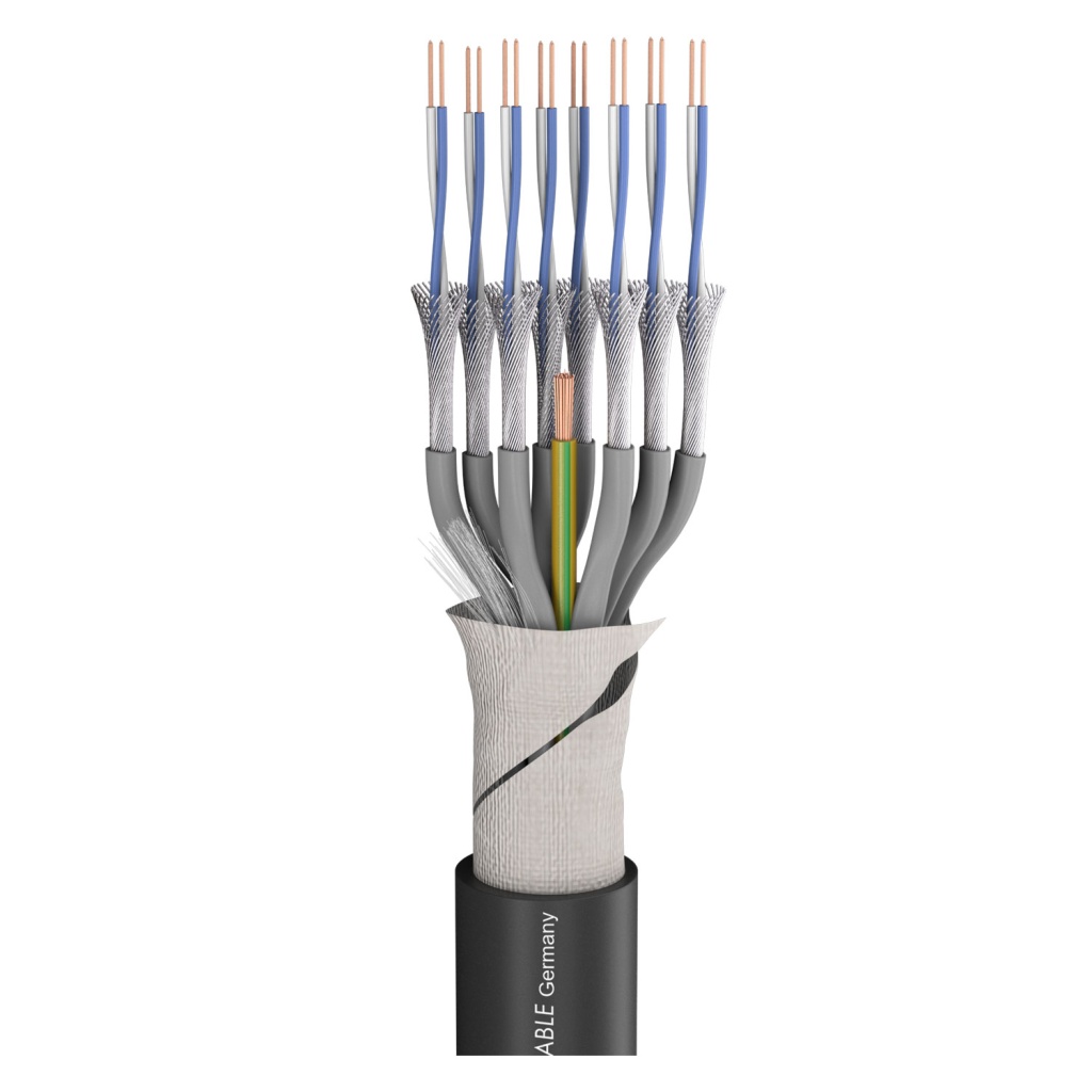 100-0451-08 SC-Quantum Highflex QMC08 Кабель мультикорный, 100м, Sommer Cable