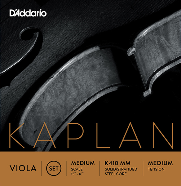 K410-MM Kaplan Forza Комплект струн для альта, среднее натяжение, Medium Scale, D'Addario