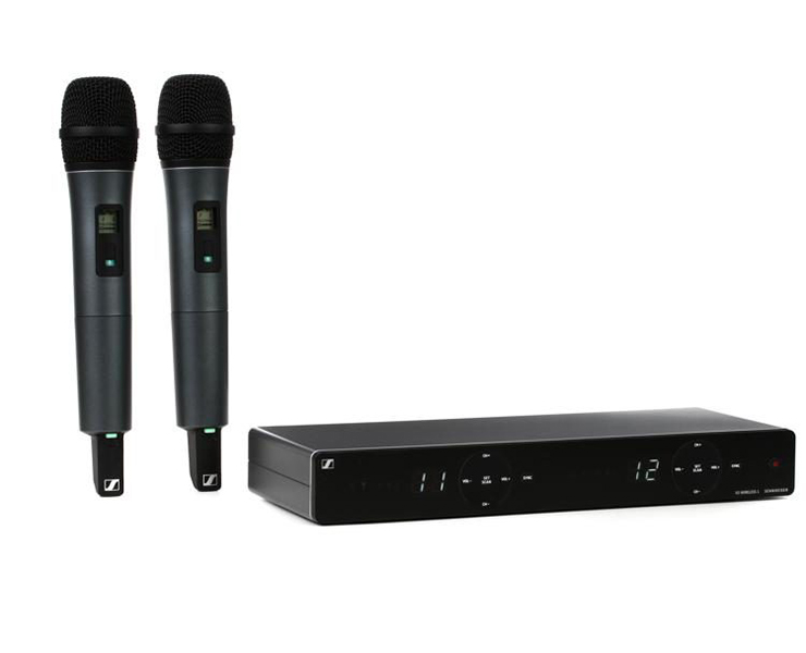 508271 XSW 1-835 DUAL-B Двухканальная беспроводная микрофонная система, 614-638 МГц, Sennheiser