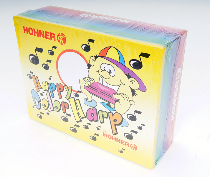 M91600 Happy Color Коробка губных гармошек, 24шт Hohner