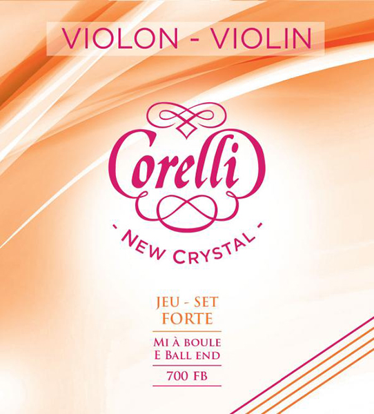 700FB Corelli New Crystal Комплект струн для скрипки, сильное натяжение, шарик, Savarez