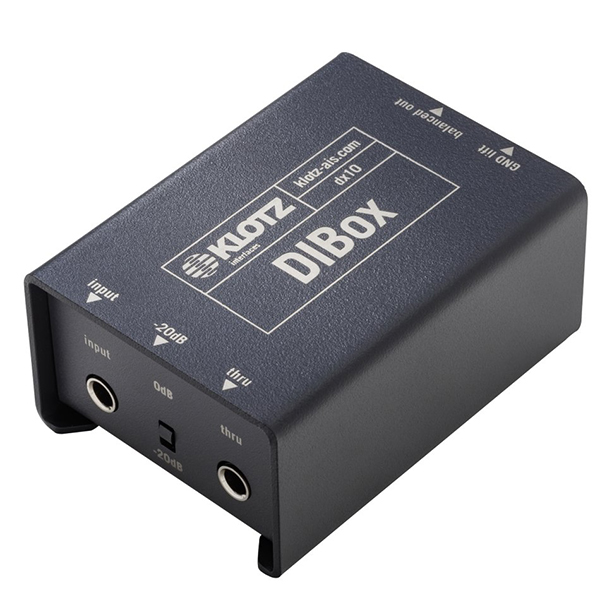 DX10 D.I. Box Дибокс, Преобразователь сигнала для гитары, пассивный, Klotz