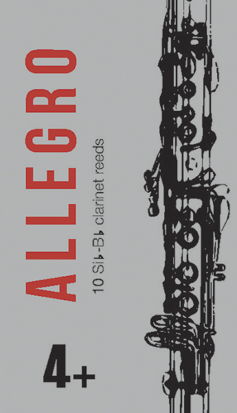 FR18C010 Allegro Трости для кларнета № 4+ (10шт), FedotovReeds