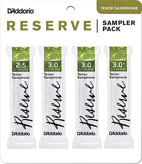 DRS-K25 Reserve Набор тростей для саксофона тенор, размер 2.5-3.0+, 4шт, Rico