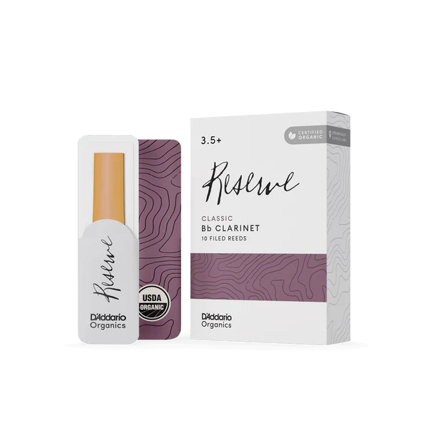 ODCT10355 Organic Reserve Classic Трости для кларнета Вb, размер 3.5+, 10 шт, D'Addario