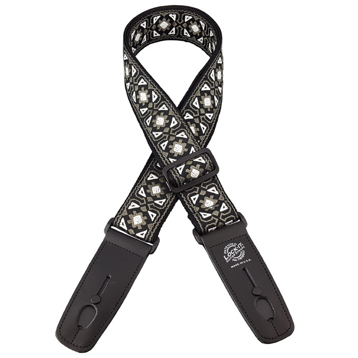 LIS-066-SO Retro series Ремень для гитары с блокировкой, Lock-It Straps, D'Andrea