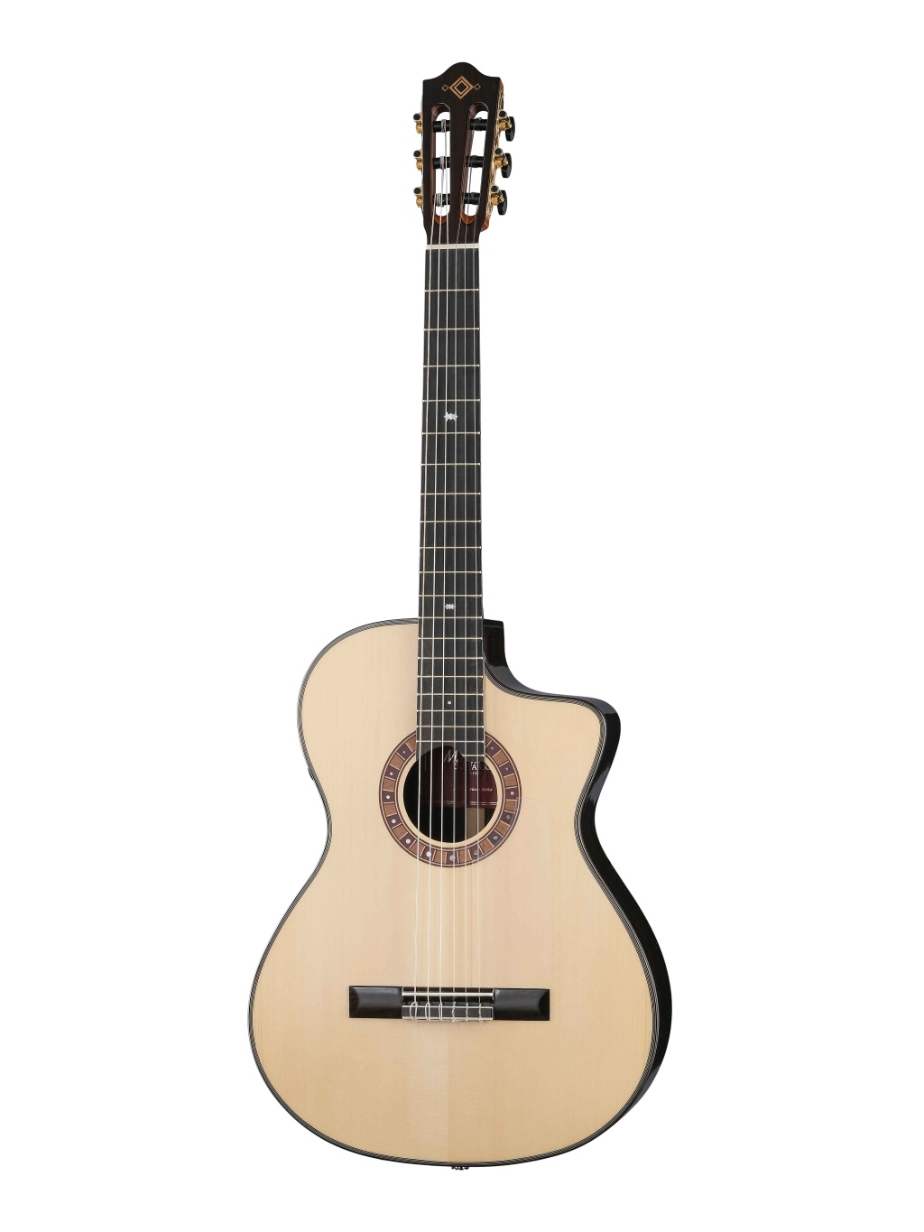MP-12-ZIRICOTE Crossover Series Классическая гитара со звукоснимателем, Martinez
