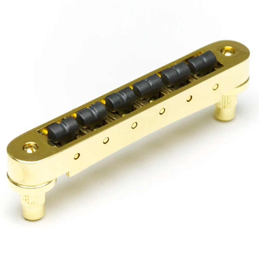 PS-8843-G0 ResoMax NV2 Бридж (струнодержатель), 4мм, золото, GraphTech