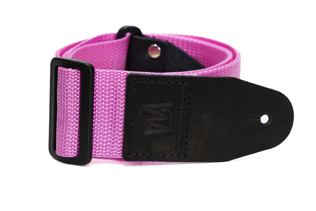 MB5050-095 Ремень для гитары, нейлоновый, розовый, Mamba straps