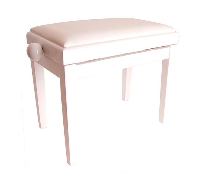 HY-PJ018B-GLOSS-WHITE Банкетка, вельвет, белый/белый, Rin