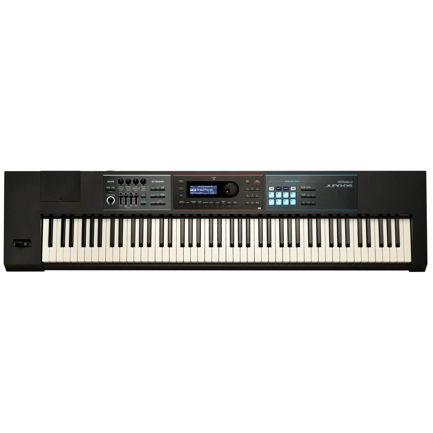 ROLAND JUNO-DS88 - синтезатор, 88 клав., 1200 зв., 30 уд. установок, полиф. 128.