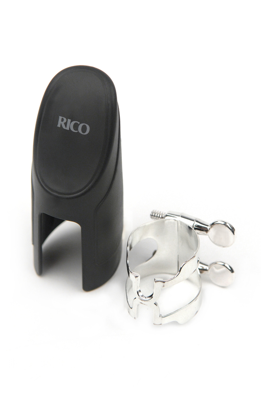 HCL1S H-LIGATURE Лигатура с колпачком для кларнета Bb, посеребренная  RICO