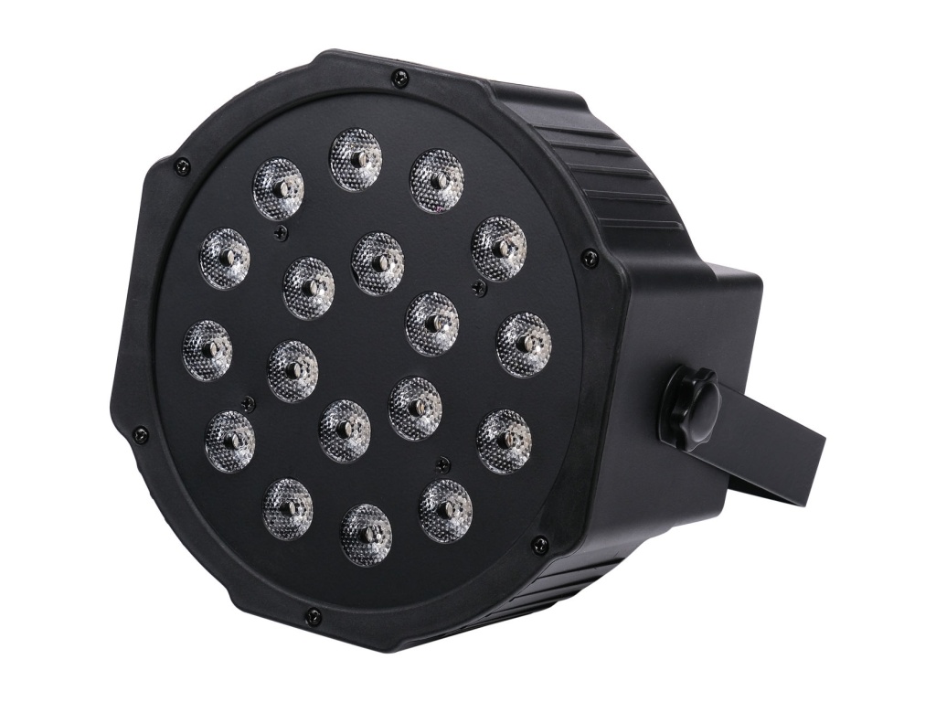 PL008-BR (PL008) Светодиодный прожектор, RGB, LED 18х1Вт, Bi Ray
