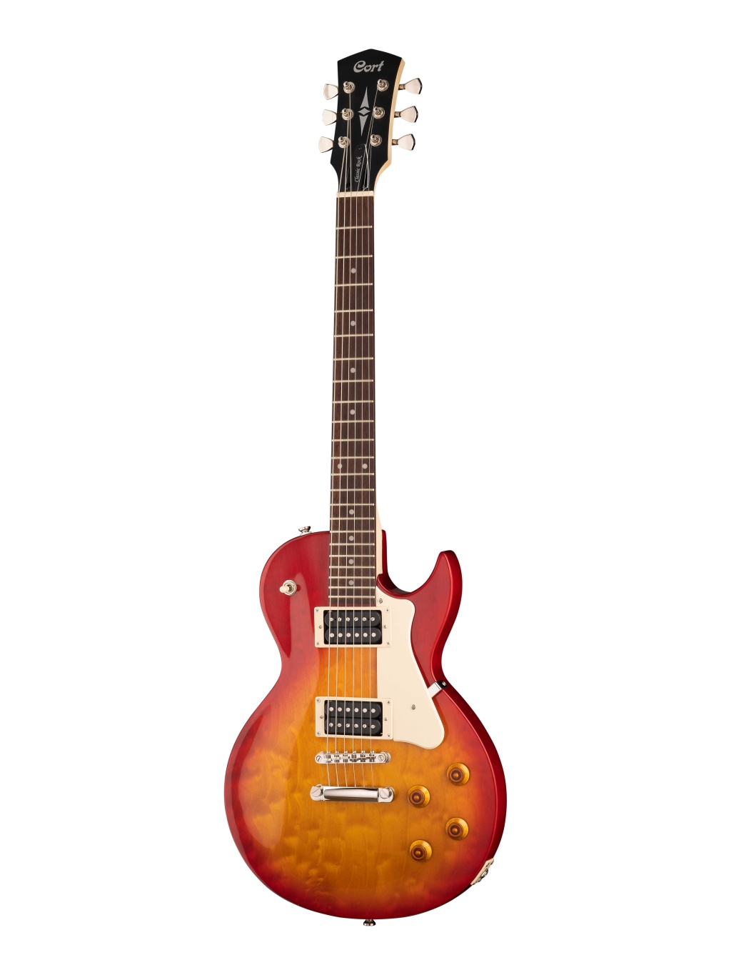 CR100-WBAG-CRS Classic Rock Электрогитара, красный санберст, с чехлом, Cort