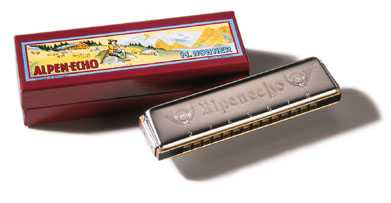 M243001 Alpenecho C-major Губная Гармошка тремоло Hohner
