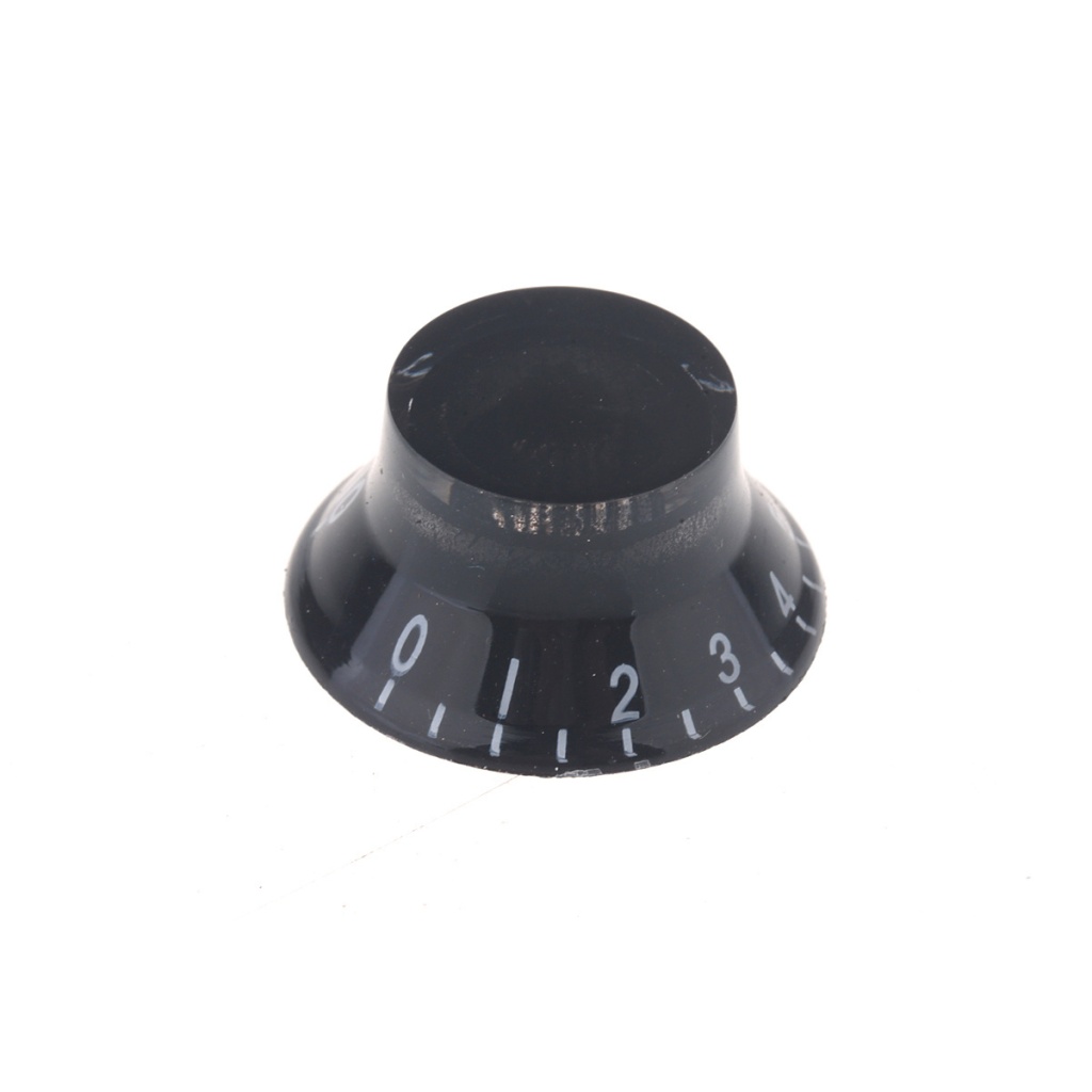 M724-4 Ручка потенциометра Gibson Les Paul Style, метрическая, черная, 4шт, Musiclily