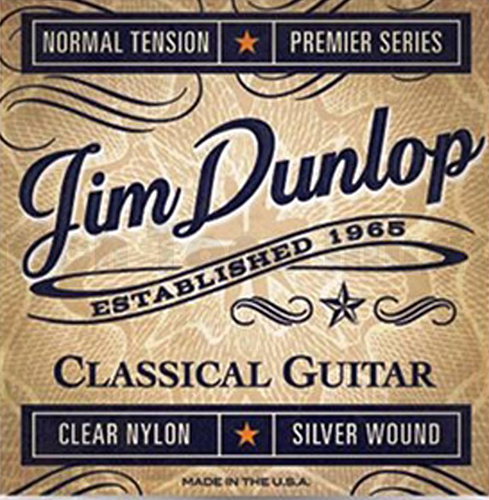 DPV101 Premiere Комплект струн для классической гитары, посребр.медь, 28-43, Dunlop