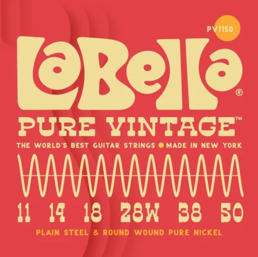 PV1150 Pure Vintage Комплект струн для электрогитары, никель, 11-50, La Bella