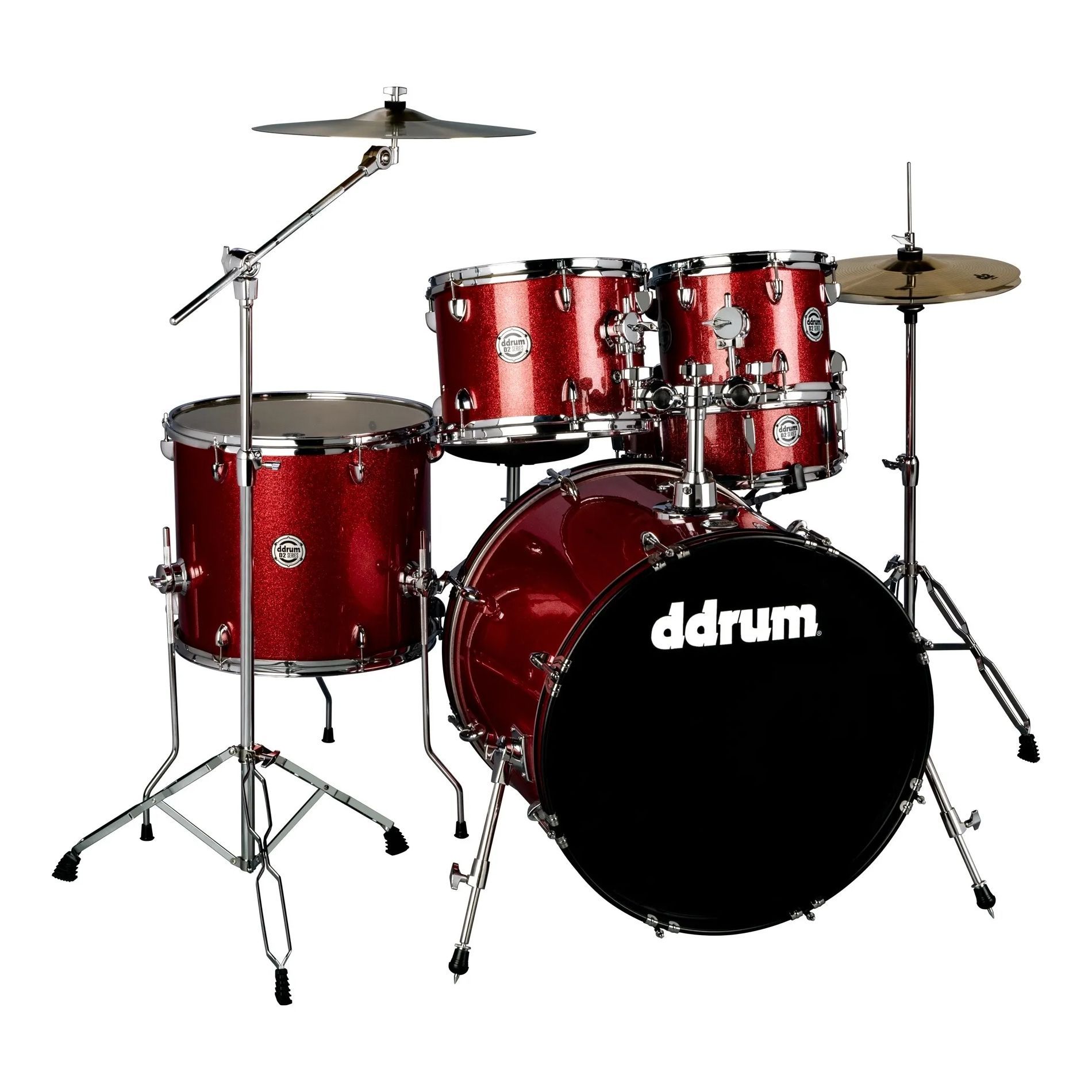 DDRUM D2 522 RSP - ударная установка , цвет Red Sparkle , 10'-12'-16'-22', 14х6.5'