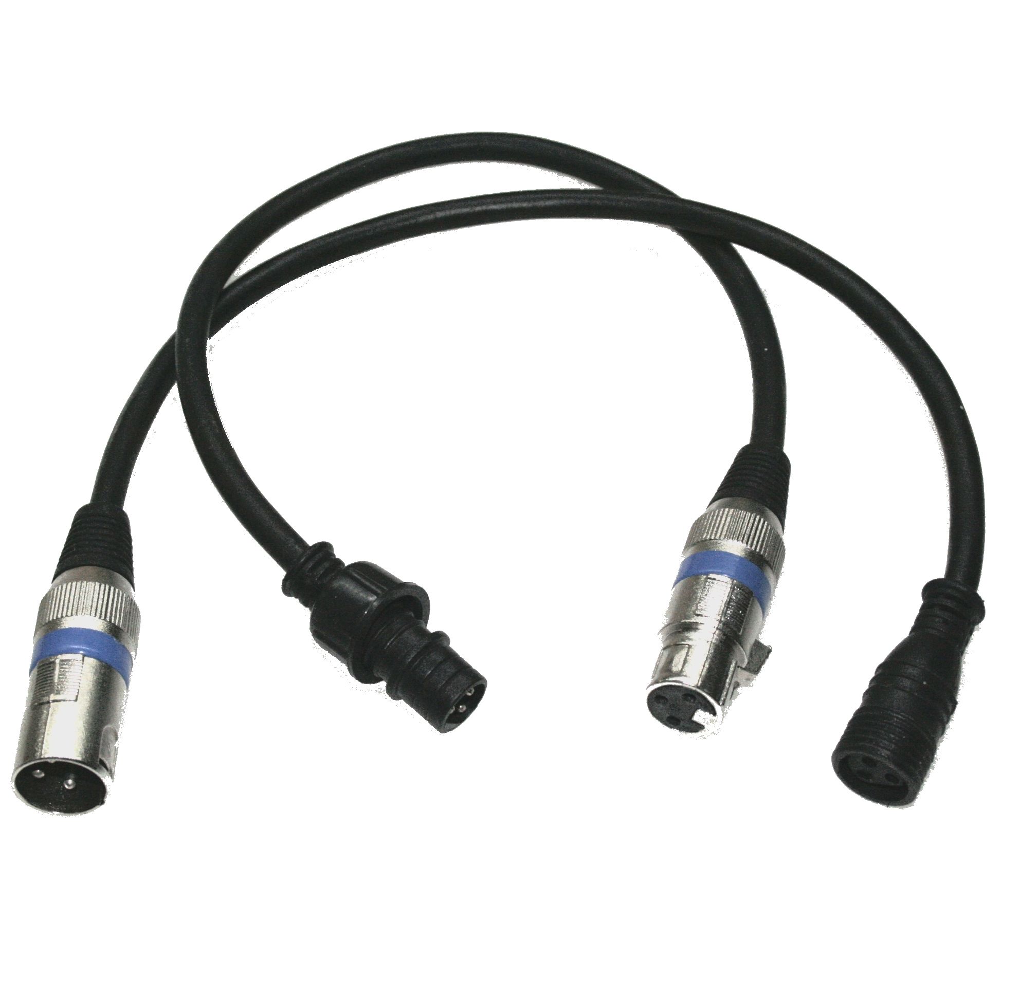 INVOLIGHT BAR CABLE - переходники с влагозащищённого разъёма на XLR3 (SET)