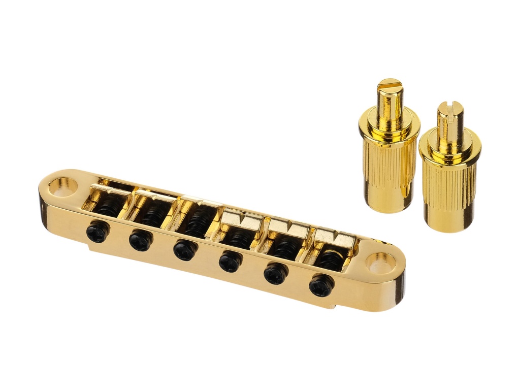 WOGB2-GD M Series Бридж Tune-O-Matic, золото, Wilkinson