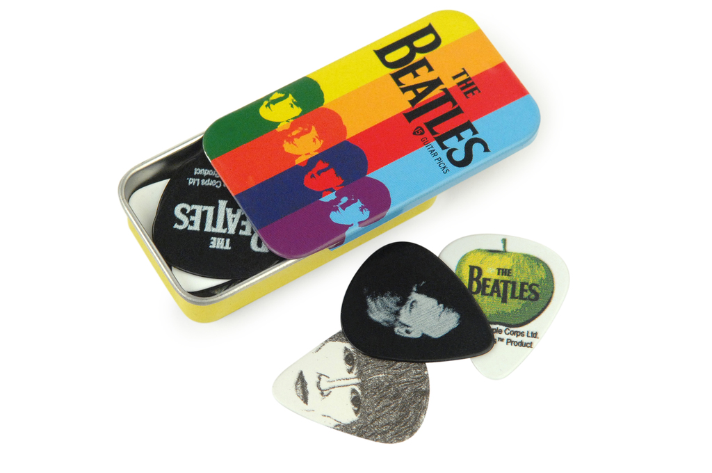 1CAB4-15BT2 Beatles Signature Stripes Медиаторы в коробке, 15шт, Planet Waves
