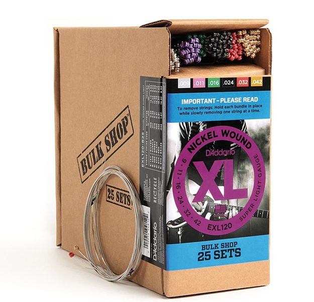 EXL120-B25 XL Nickel Струны для электрогитары, 25 комплектов, Super Light, 9-42, D'Addario
